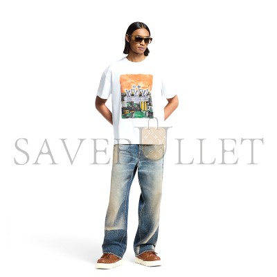 LOUIS VUITTON EMBELLISHED GRAPHIC COTTON T-SHIRT 1AHCKQ LOUIS VUITTON EMBELLISHED GRAPHIC COTTON T-SHIRT 1AHCKQ
