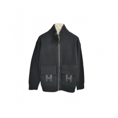 HERMES WOOL KNIT JACKET H5H2228D30234