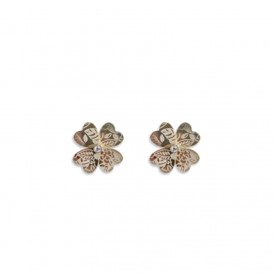 CHANEL FOUR-LEAF CLOVER EARRINGS