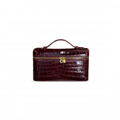 LORO PIANA EXTRA POCKET L19 CROCODILE LEATHER (19*11*6.5cm) LORO PIANA EXTRA POCKET L19 CROCODILE LEATHER (19*11*6.5cm)