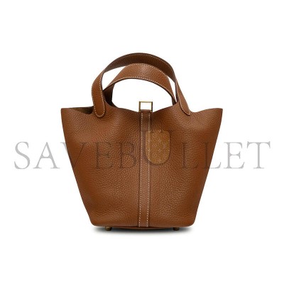 HERMÈS PICOTIN 18 GOLD CLEMENCE (18*18*13cm) HERMÈS PICOTIN 18 GOLD CLEMENCE (18*18*13cm)