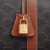 CELINE MEDIUM TRAVEL BAG IN TRIOMPHE CANVAS AND CALFSKIN 190662CAS.04LU (45*24*21cm)