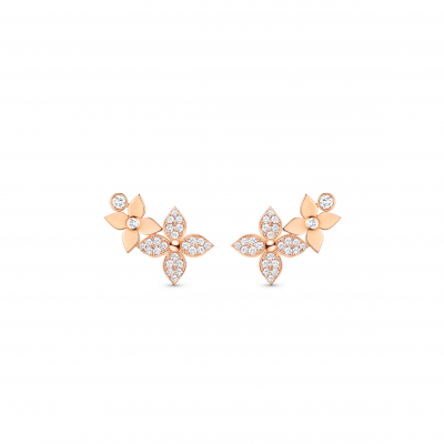 LOUIS VUITTON IDYLLE BLOSSOM EARRING, PINK GOLD AND DIAMONDS Q96945 LOUIS VUITTON IDYLLE BLOSSOM EARRING, PINK GOLD AND DIAMONDS Q96945