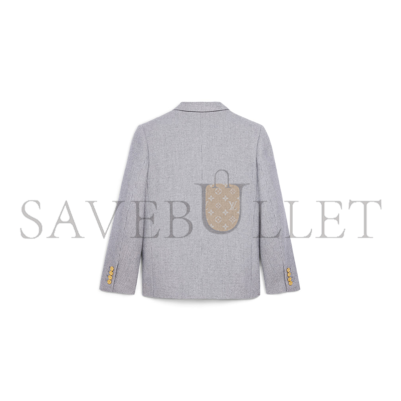 CELINE SORBONNE JACKET IN CASHMERE NATTÉ RV0A50F85.FYP2 CELINE SORBONNE JACKET IN CASHMERE NATTÉ RV0A50F85.FYP2