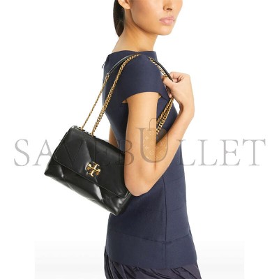 TORY BURCH KIRA SMALL CONVERTIBLE SHOULDER BAG WITH DIAMOND QUILTING  (22*15*8cm)