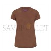 PRADA PRINTED JERSEY LOGO T-SHIRT 
