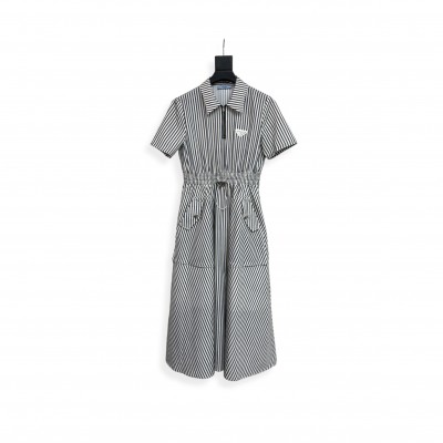 PRADA STRIPED DRESS 