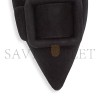 MANOLO BLAHNIK MAYSALE SUEDE FLATS 220-0546-0002