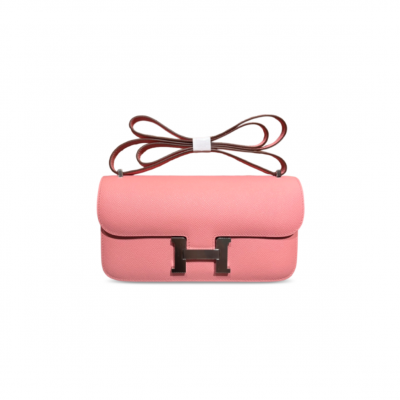 HERMES MASTER CONSTANCE ELAN EPSOM ROSE CONFETTI PALLADIUM HARDWARE (26*16*6cm)