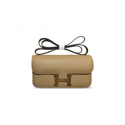 HERMES MASTER CONSTANCE ELAN EPSOM CHAI GOLD HARDWARE (26*16*6cm)