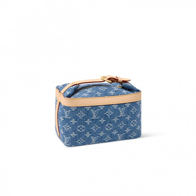 LOUIS VUITTON MASTER DENIM CRUISER TOILETRY BAG M27945 (22*13.5*12cm) LOUIS VUITTON MASTER DENIM CRUISER TOILETRY BAG M27945 (22*13.5*12cm)