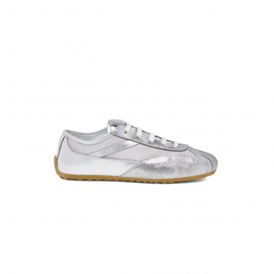 ALEXANDER MCQUEEN BOXE LOW-TOP LEATHER SNEAKERS 868496WIAKE9455