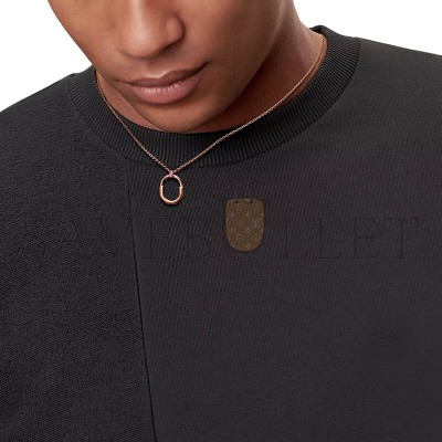 TIFFANY LOCK SMALL PENDANT IN ROSE GOLD WITH A PINK SAPPHIRE 75202806