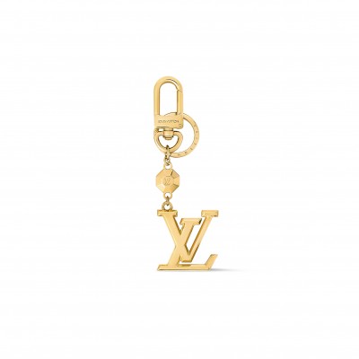LOUIS VUITTON LV FACETTES BAG CHARM & KEY HOLDER M65216