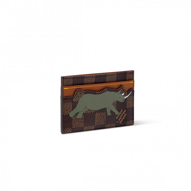 LOUIS VUITTON MASTER DOUBLE CARD HOLDER X THE DARJEELING LIMITED N40873 (11*7*1.5cm) LOUIS VUITTON MASTER DOUBLE CARD HOLDER X THE DARJEELING LIMITED N40873 (11*7*1.5cm)