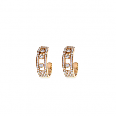 MESSIKA MOVE HOOP EARRINGS MESSIKA MOVE HOOP EARRINGS