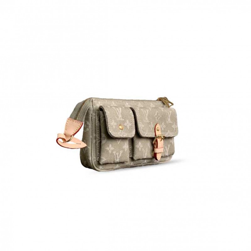 LOUIS VUITTON MASTER DENIM POCHETTE ACCESSOIRE CARGO M27602 (23.5*14*3cm) 