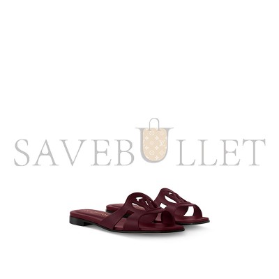 LOUIS VUITTON LV ISOLA FLAT MULE 1ABP2W LOUIS VUITTON LV ISOLA FLAT MULE 1ABP2W