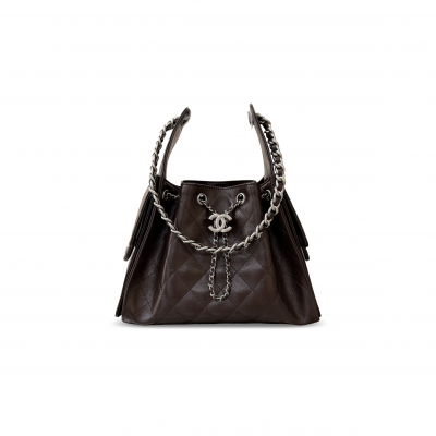 CHANEL MASTER 25 SMALL HANDBAG OIL-WAXED CALFSKIN AS5293 (30*26*14cm)