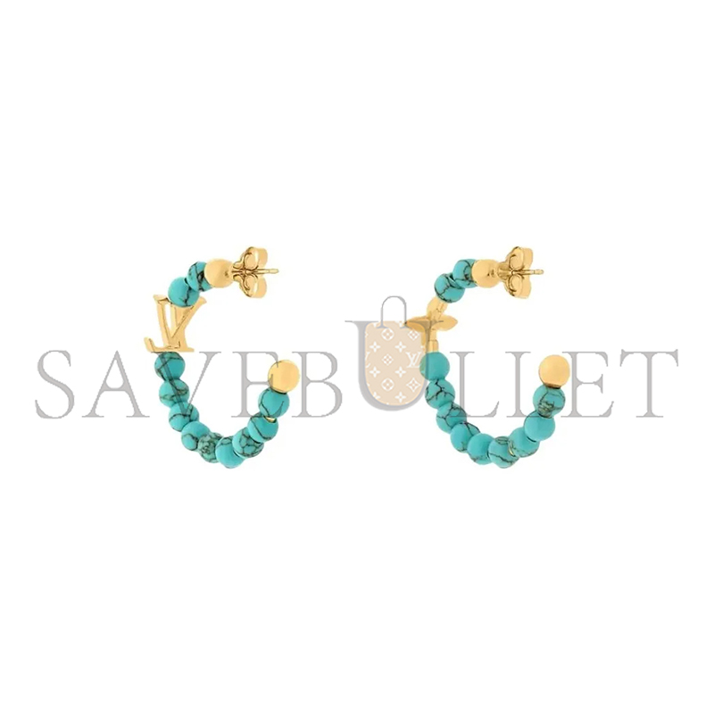 LOUIS VUITTON PEARLS FUSION EARRINGS M02039