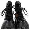 PRADA MONOLITH COMBAT BOOTS IN BLACK LEATHER 