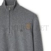 BURBERRY CASHMERE BLEND HALF-ZIP SWEATER 81121321
