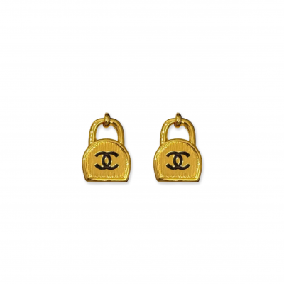 CHANEL PADLOCK EARRINGS