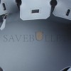 HERMES BIRKIN 25 BLEU GLACIER SWIFT AND TOILE H CANVAS PALLADIUM HARDWARE (25*20*13cm)