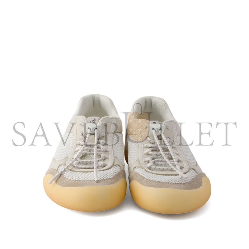 PRADA SPEEDROCK LEATHER AND MESH SNEAKERS 2EE468 PRADA SPEEDROCK LEATHER AND MESH SNEAKERS 2EE468