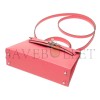 HERMES MASTER MINI KELLY ROSE LIPSTICK CHÈVRE PALLADIUM HARDWARE (19*12*5.5cm)