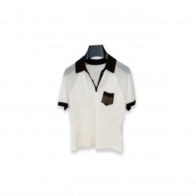 ACNE STUDIOS SHEER POLO KNIT FN-WN-KNIT000855
