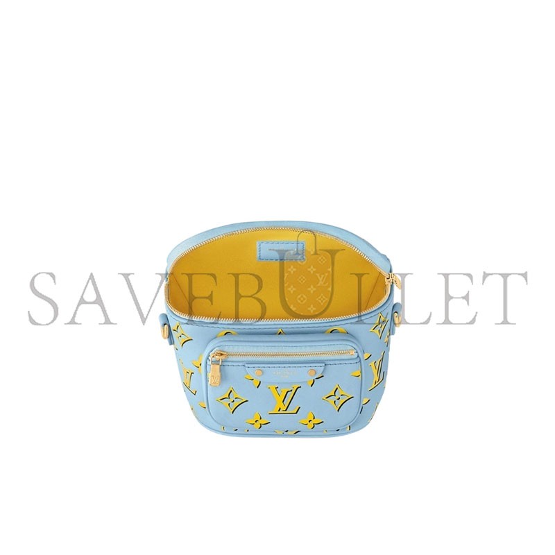 LOUIS VUITTON MASTER MONOGRAM EMPREINTE MINI BUMBAG M83694 (17*12*9.5cm)