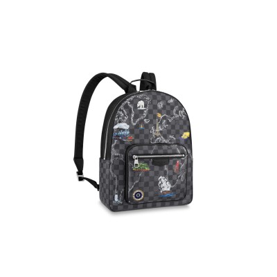 LOUIS VUITTON MASTER JOSH BACKPACK DAMIER MAP STICKERS (40*31*13cm)