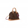 LOUIS VUITTON MASTER MONOGRAM ALMA SOFT MM SHOULDER BAG BROWN M27327 (37*28*13.5cm)
