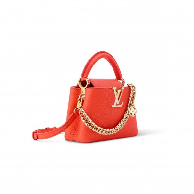 LOUIS VUITTON MASTER CAPUCINES BB RED (27*18*9cm) LOUIS VUITTON MASTER CAPUCINES BB RED (27*18*9cm)