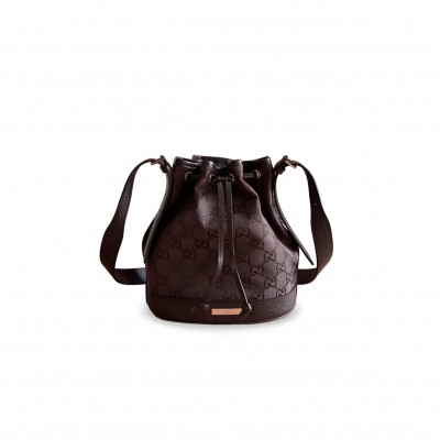 GUCCI VENICE SMALL BUCKET BAG 875237 (23.5*21*14cm) GUCCI VENICE SMALL BUCKET BAG 875237 (23.5*21*14cm)