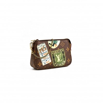 LOUIS VUITTON MASTER MINI POCHETTE ACCESSORIES HANDBAG M58008 (14.5*9.5*4cm) LOUIS VUITTON MASTER MINI POCHETTE ACCESSORIES HANDBAG M58008 (14.5*9.5*4cm)