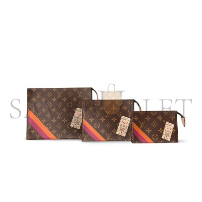 LOUIS VUITTON MASTER TRIO TOILET POUCH MON MONOGRAM P01952 (25*20*6cm) LOUIS VUITTON MASTER TRIO TOILET POUCH MON MONOGRAM P01952 (25*20*6cm)