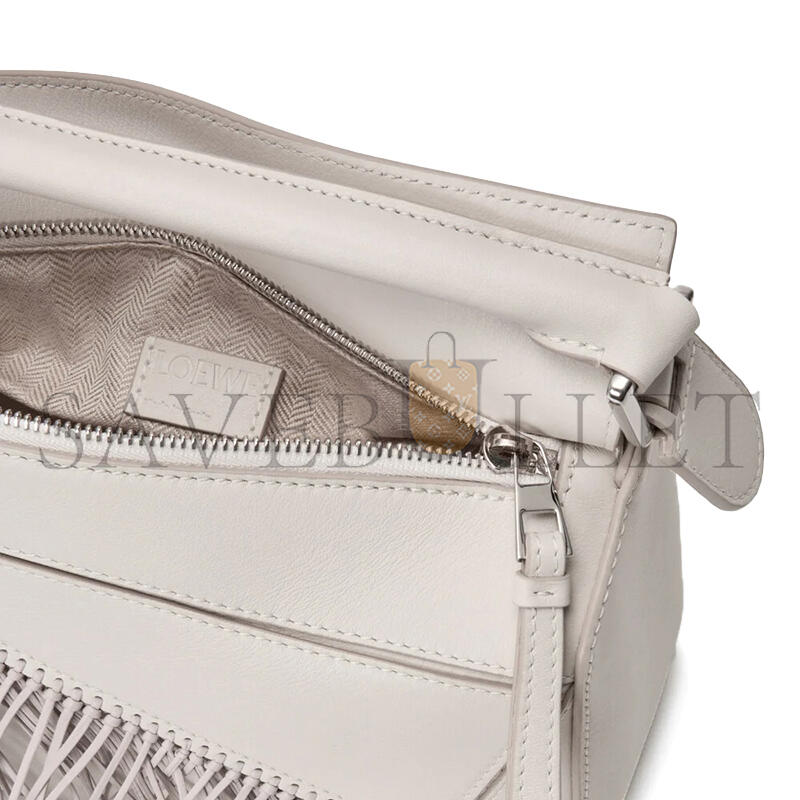 LOEWE FRINGE SMALL PUZZLE BAG IN CLASSIC CALFSKIN A510S21XCM (24*16.5*10.5cm)