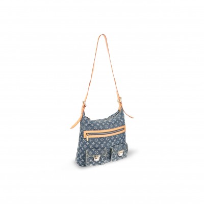 LOUIS VUITTON MASTER DENIM LARGE BAG VINTAGE BAG 346587 (34*30*13cm)