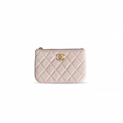 CHANEL MASTER CAVIAR QUILTED CC POUCH AP5075 (15*9.5cm) 
