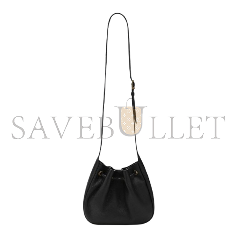 YSL PARIS VII HOBO BAG IN GRAIN DE POUDRE LEATHER 833423 (23*17*6cm)