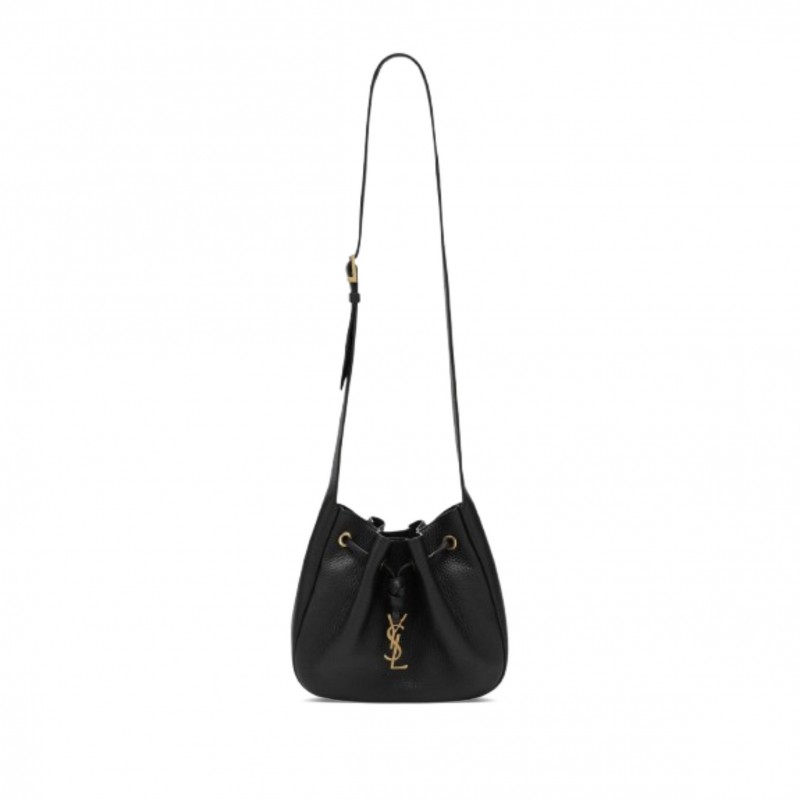 YSL PARIS VII HOBO BAG IN GRAIN DE POUDRE LEATHER 833423 (23*17*6cm)