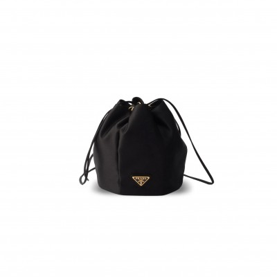 PRADA SATIN MINI BUCKET BAG 1BE103 (18*15cm)
