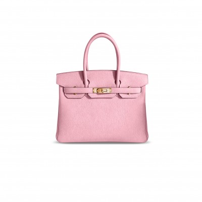 HERMES BIRKIN 30 TOGO PINK ROSE GOLD HARDWARE (30*22*16cm)