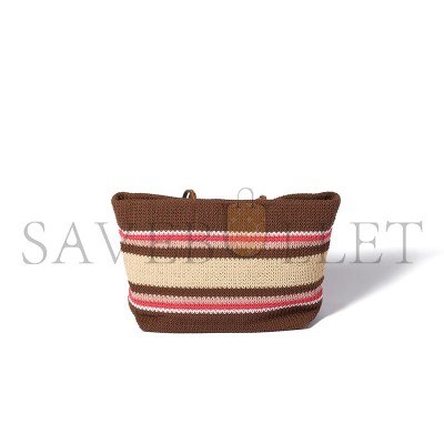 MIU MIU RAFFIA-EFFECT WOVEN TOTE BAG 5BG228 (40*34*16cm) MIU MIU RAFFIA-EFFECT WOVEN TOTE BAG 5BG228 (40*34*16cm)