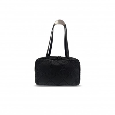 THE ROW ASTRA EMBROIDERED LEATHER BOWLING BAG (30.5*18*10cm) THE ROW ASTRA EMBROIDERED LEATHER BOWLING BAG (30.5*18*10cm)