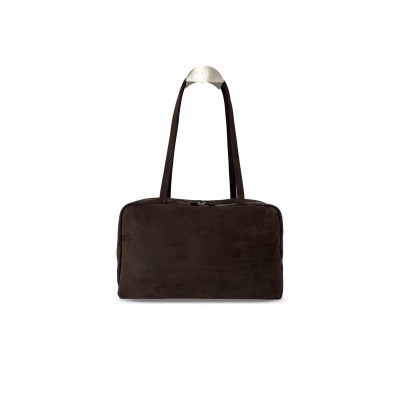 THE ROW ASTRA SUEDE BOWLING BAG (30.5*18*10cm) THE ROW ASTRA SUEDE BOWLING BAG (30.5*18*10cm)