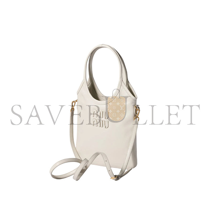 MIU MIU IVY LEATHER HANDBAG 5BA281 (24*20cm)