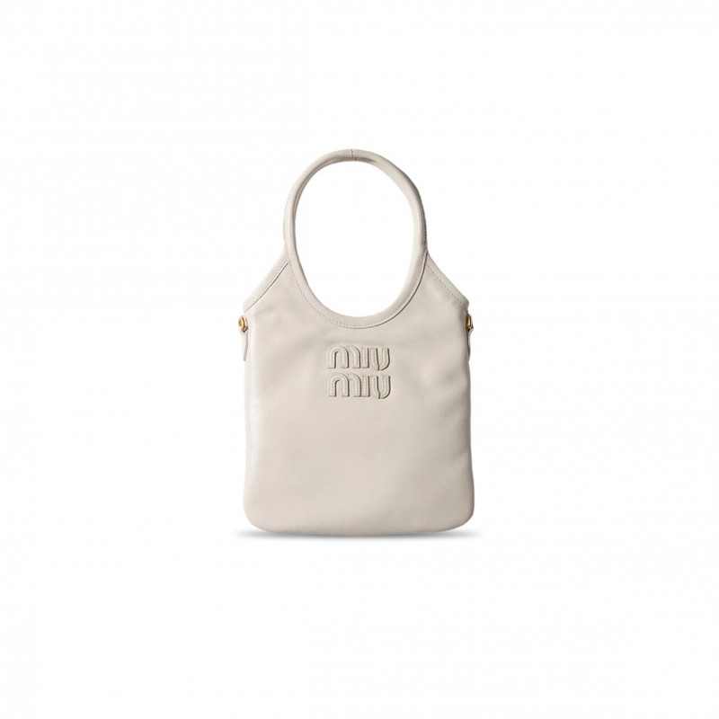 MIU MIU IVY LEATHER HANDBAG 5BA281 (24*20cm)